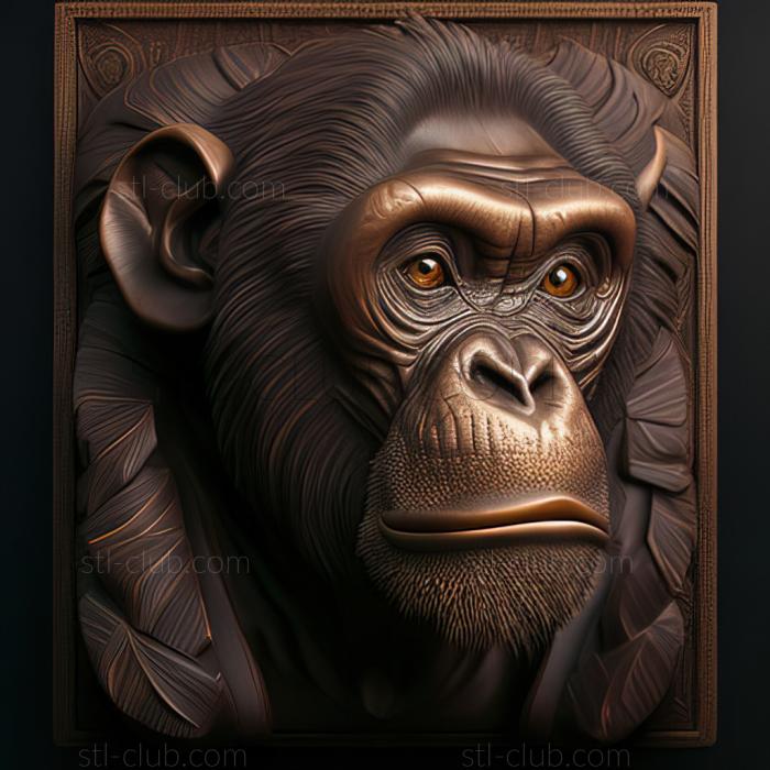 st Congo chimpanzee famous animal